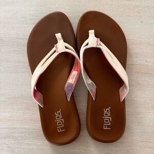 Flojos woman’s size 10 flip flops sandals